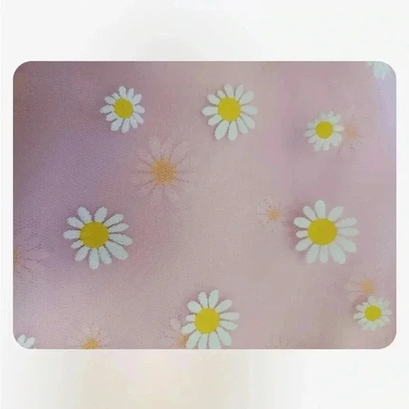 House Of Aris Sheer Pink Daisy Festival Cardigan Over Sized Hood Size  Medium - Picture 11 of 11